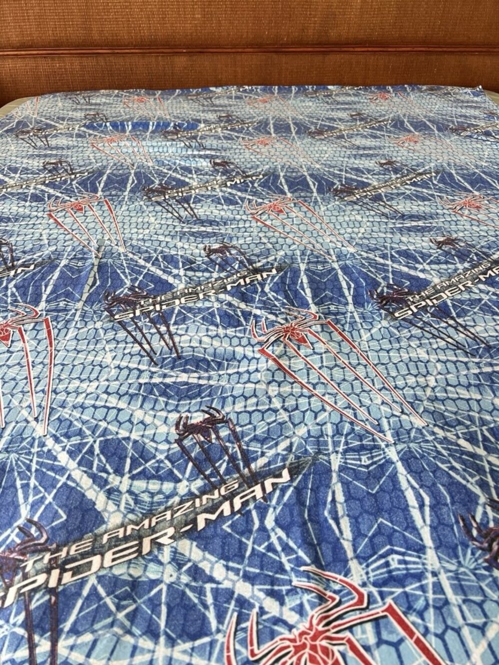 The Amazing SPIDERMAN Twin Flat Sheet MARVEL 2012 Movies Kids Bedding
